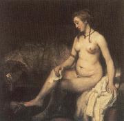 Bathsheba Bathing with King David-s Letter Rembrandt